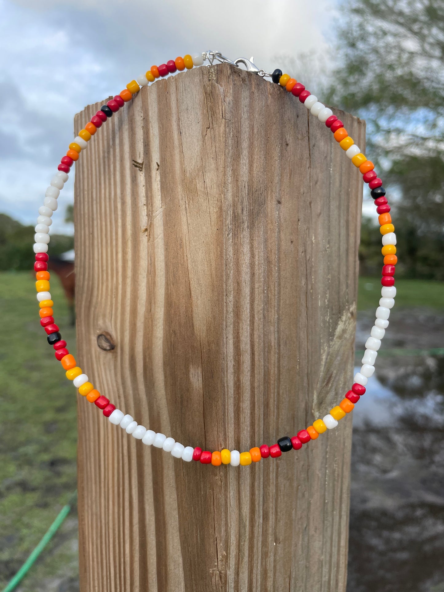 White Sunset Choker