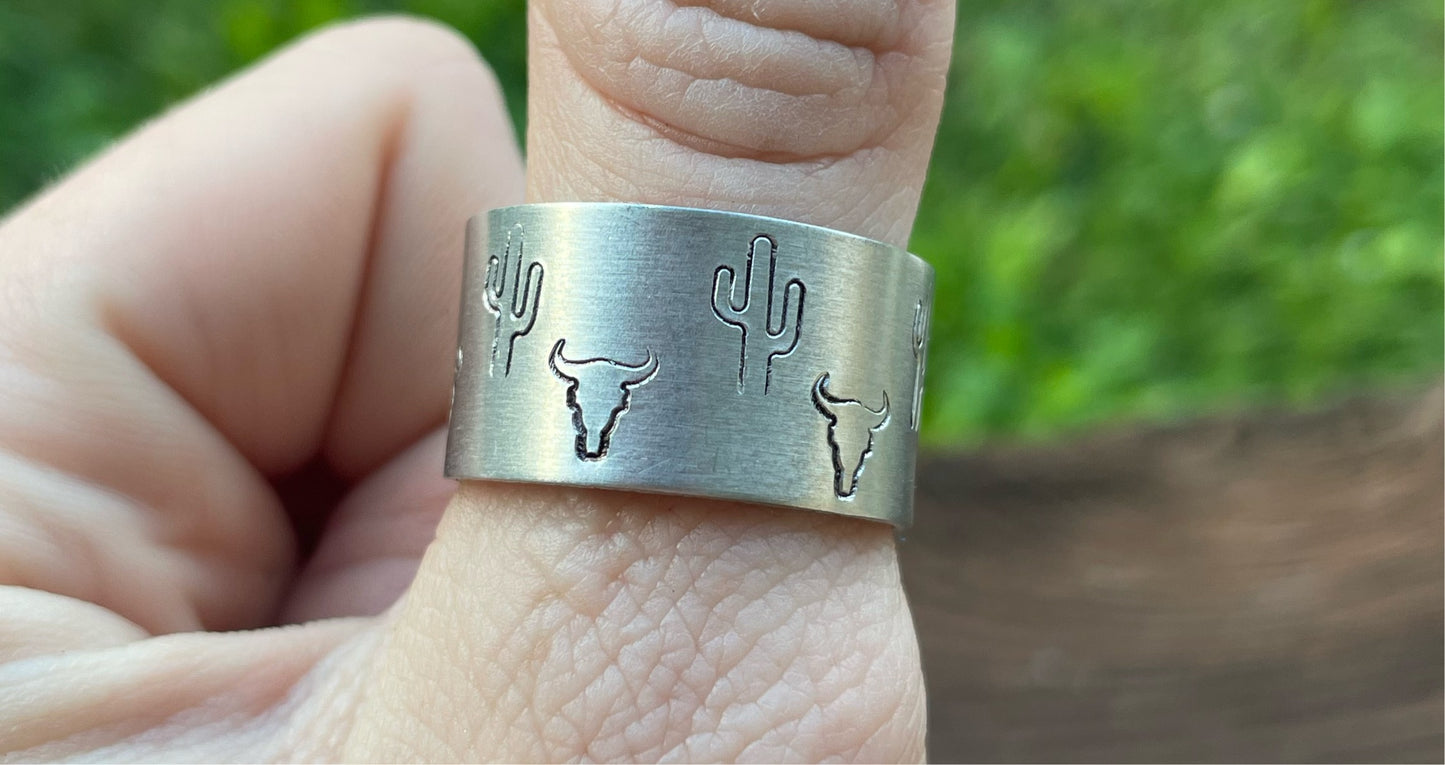 Wild West Cuff Ring